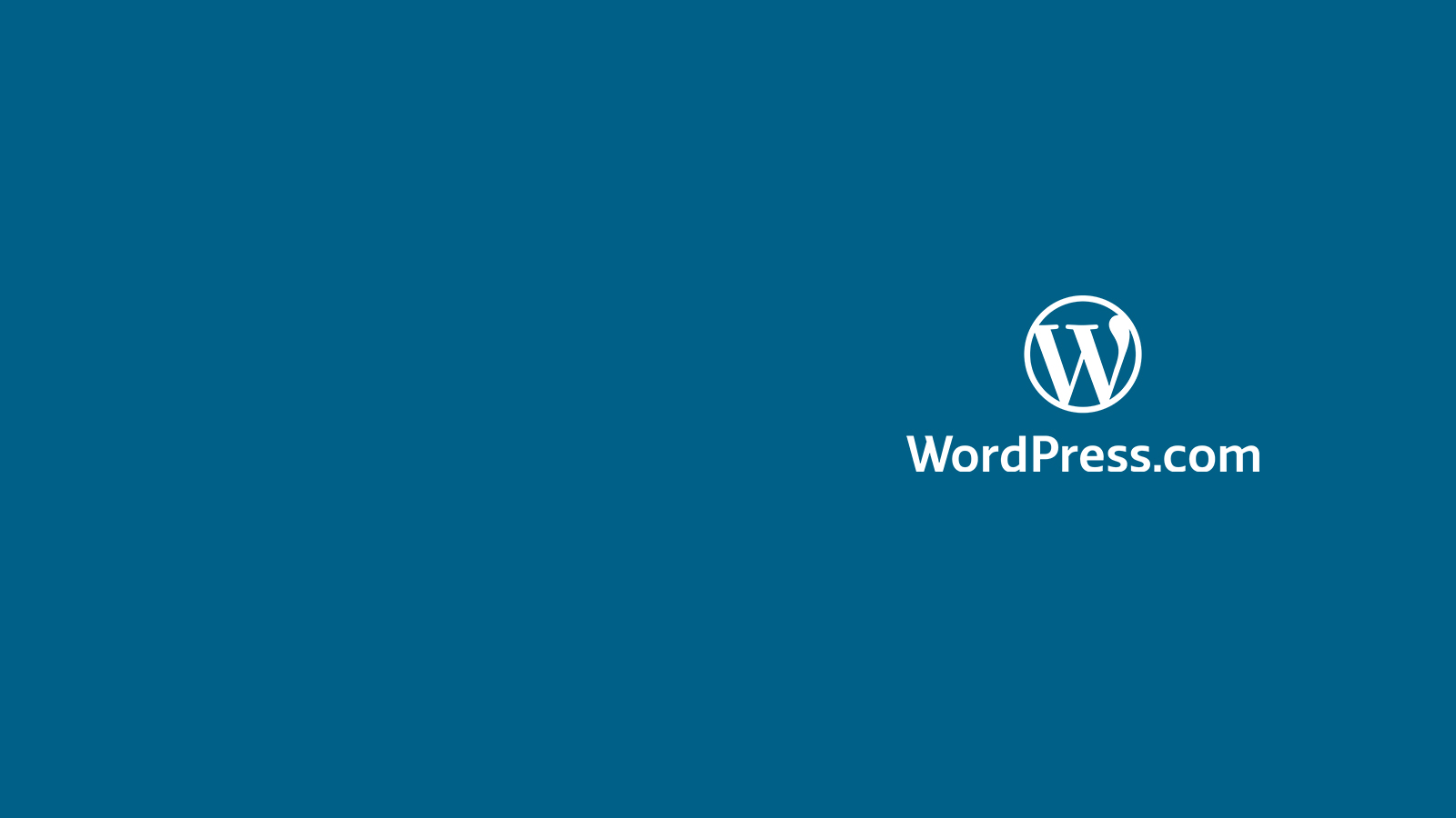 WordPress.com logo.